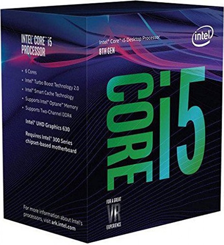 Intel Core i5-8600K Desktop Processor 6 Cores up to 4.3 GHz unlocked LGA 1151 300 Series 95W, BX80684I58600K