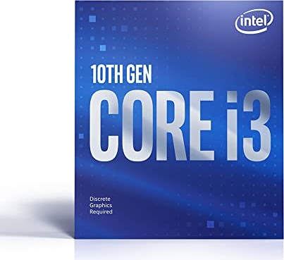 Intel CPU BX8070110100F Core i3-10100F / 3.6GHz / 6MB LGA1200 4C / 8T
