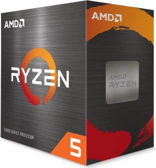 AMD Ryzen 5 5500 6-Core, 12-Thread Unlocked Desktop Processor with Wraith Stealth Cooler