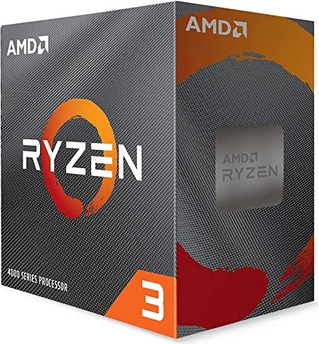 AMD Ryzen 3 4100 4-Core, 8-Thread Unlocked Desktop Processor with Wraith Stealth Cooler