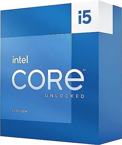 Intel Core i5-13600K Desktop Processor 14 cores (6 P-cores + 8 E-cores) 24M Cache, up to 5.1 GHz