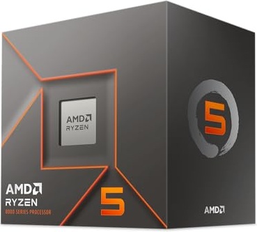 AMD CPU Ryzen 5 8400F, with Wraith Stealth Cooler AM5, 4.2 GHz, 6 Core/12 Thread, 22 MB, 65W, Authorized Dealer 100-100001591BOX/EW-1Y