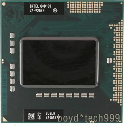Fit for Intel Core i7-920XM Ii 920XM Quad-Core CPU Processor 2 GHz 2.5 GT/s Socket G1