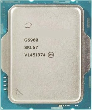 Used Celeron G6900 3.4GHz Dual-Core 4 Threads CPU Processor L3=4M 46W LGA 1700