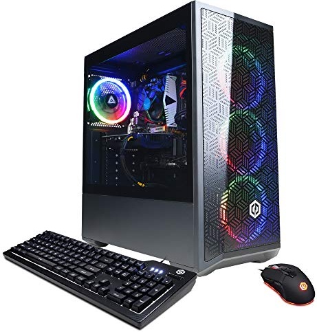CyberPowerPC Gamer Xtreme VR Gaming PC, GTX 1660 SUPER, i5-10400F, 8 GB DDR4, 500 GB PCIe NVMe M.2 SSD Image