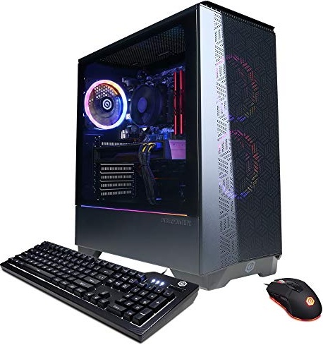 CyberPowerPC Gamer Master Gaming PC, RTX 3070, Ryzen 5 5600X, 8 GB DDR4, 1 TB PCIe NVMe M.2 SSD Image