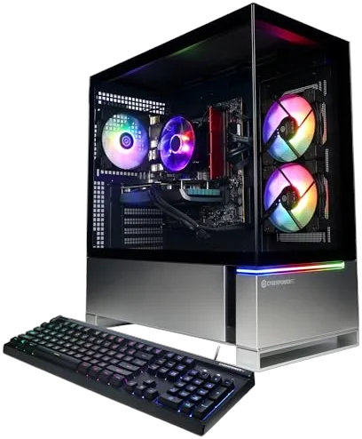 CyberPowerPC Gamer Xtreme VR Gaming PC, RTX 4060, i5-13400F, 16 GB DDR5, 1 TB PCIe NVMe M.2 SSD Image