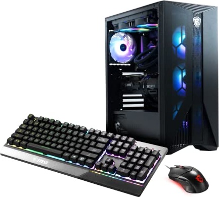 msi Aegis RS Gaming PC, RTX 4070 Ti, i7-14700KF, 32 GB DDR5, 2 TB PCIe NVMe M.2 SSD Image