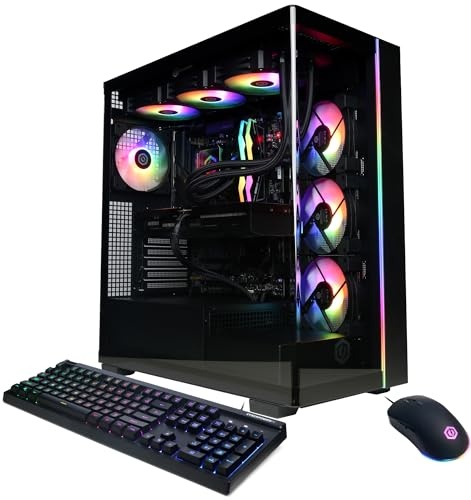 CyberPowerPC Gamer Supreme Gaming PC, RTX 5070 Ti, Ryzen 7 9800X3D, 32 GB DDR5, 2 TB PCIe NVMe M.2 SSD Image