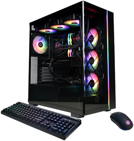 CyberPowerPC Gamer Supreme Gaming PC, AMD Ryzen 7 9800X3D 4.7GHz, GeForce RTX 5070 Ti 16GB, 32GB DDR5, 2TB PCIe 4.0 SSD, WiFi Ready & Windows 11 Home (SLC8480A8) Image