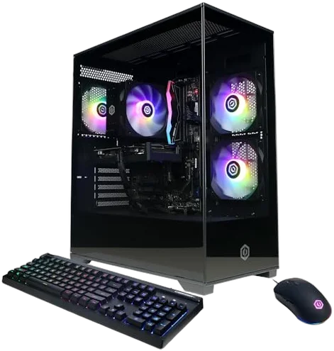 CyberPowerPC Gamer Supreme Gaming PC, AMD Ryzen 5 8400F 4.2GHz, GeForce RTX 5060 Ti 8GB, 16GB DDR5, 1TB PCIe 4.0 SSD, WiFi Ready & Windows 11 Home (GMAI6100A) Image