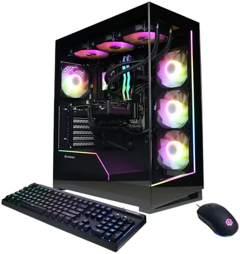 CyberPowerPC Gamer Supreme Gaming PC, RX 9060 XT 16 GB, Ryzen 9 9900X, 32 GB DDR5, 2 TB PCIe NVMe M.2 SSD Image