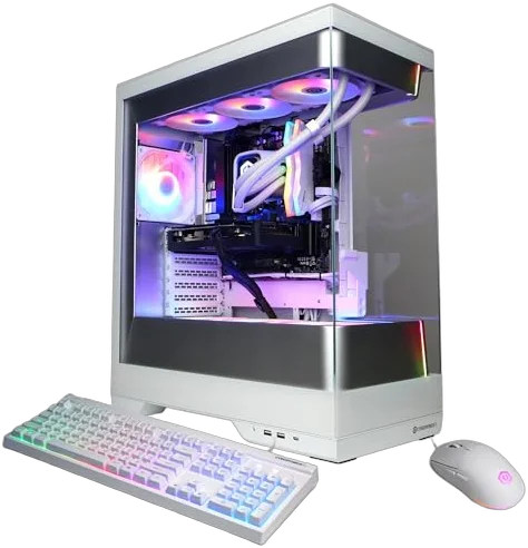 CyberPowerPC Gamer Supreme Gaming PC, RX 9060 XT 16 GB, Ryzen 7 9800X3D, 32 GB DDR5, 2 TB PCIe NVMe M.2 SSD Image