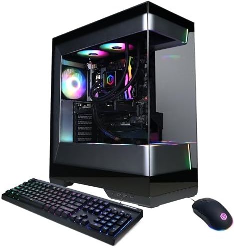 CyberPowerPC Gamer Xtreme Gaming PC Intel Core Ultra 9 285 2.5GHz, Radeon RX 9060 XT 16GB, 32GB DDR5, 2TB PCIe 4.0 SSD, WiFi Ready & Windows 11 Home (GXiVR8720A21)