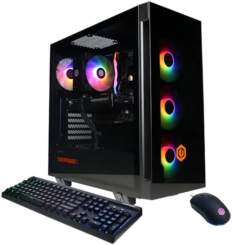 CyberPowerPC Gamer Xtreme Gaming PC Intel Core Ultra 5 225F 3.3GHz, GeForce RTX 5050 8GB, 16GB DDR5, 1TB PCIe 4.0 SSD, WiFi Ready & Windows 11 Home (GXiVR8060A48) Image