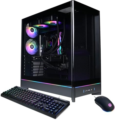 CyberPowerPC Gamer Supreme Gaming PC AMD Ryzen 7 9700X 3.8GHz, Radeon RX 9060 XT 16GB, 32GB DDR5, 2TB PCIe 4.0 SSD, WiFi Ready & Windows 11 Home (SLC9900A3)