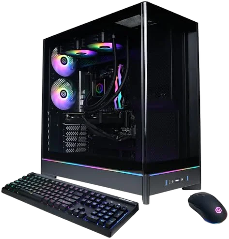 CyberPowerPC Gamer Supreme Gaming PC, RX 9060 XT 16 GB, Ryzen 7 9700X, 32 GB DDR5, 2 TB PCIe NVMe M.2 SSD Image