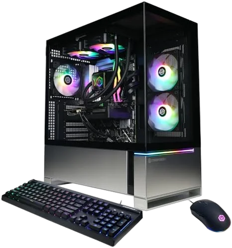 CyberPowerPC Gamer Xtreme Gaming PC, RX 9060 XT 16 GB, Ultra 7 265KF, 32 GB DDR5, 2 TB PCIe NVMe M.2 SSD Image