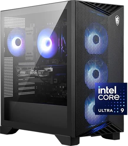 msi Aegis R2 AI Gaming PC, RTX 5070 Ti, Ultra 9 285, 32 GB DDR5, 2 TB PCIe NVMe M.2 SSD Image