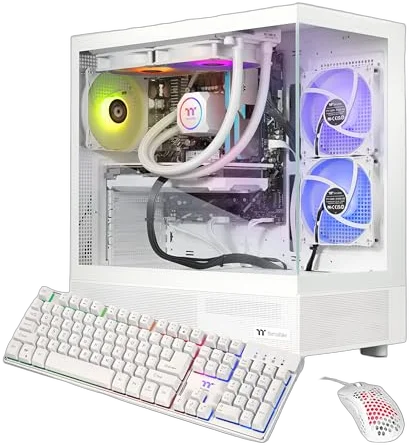 Thermaltake LCGS View 7896XS-270 Gaming PC, RX 9060 XT 16 GB, Ryzen 7 7800X3D, 32 GB DDR5, 1 TB PCIe NVMe M.2 SSD Image