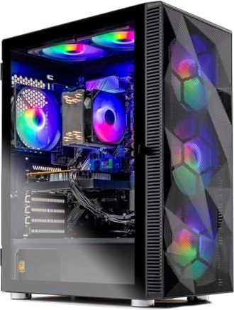 Skytech Gaming Storm Gaming PC, RTX 5060 Ti, Ryzen 7 5700, 16 GB DDR4, 1 TB PCIe NVMe M.2 SSD Image