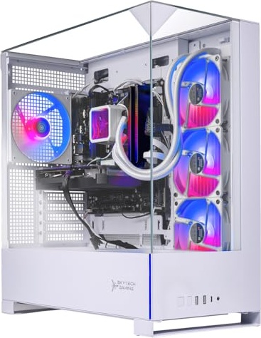 Skytech Gaming Archangel 5 Gaming PC, RTX 5070, Ryzen 7 7700X, 32 GB DDR5, 1 TB PCIe NVMe M.2 SSD Image