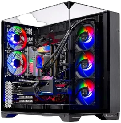 Skytech Gaming O11 Vision Gaming PC, RTX 5070, Ryzen 7 7700X, 32 GB DDR5, 1 TB PCIe NVMe M.2 SSD Image