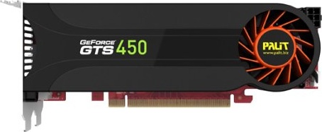 Palit GeForce GTS 450 1 GB LowProFile 128-bit GDDR5 x16 HDCP PCI Express 2.0 Video Card NE5S4500F0601