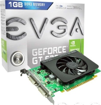 EVGA GeForce GT 630 1GB DDR3 Dual DVI, mHDMI Graphics Cards 01G-P3-2631-KR