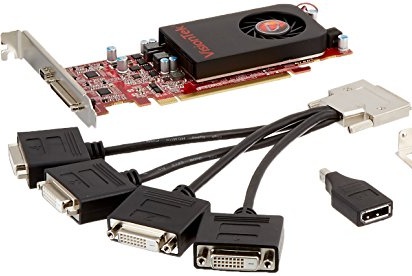 VisionTek Radeon 7750 SFF 1GB DDR3 5M VHDCI (4x DVI-D, miniDP) Graphics Card - 900669