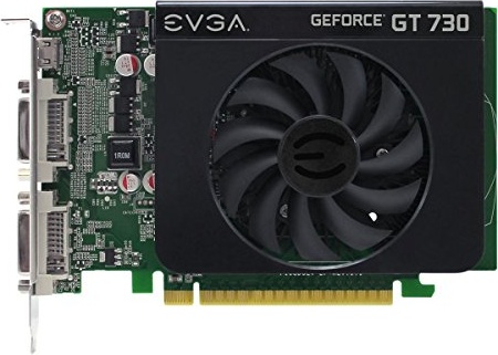 EVGA GeForce GT 730 1GB DDR3 128bit Dual DVI mHDMI Graphics Card 01G-P3-2731-KR