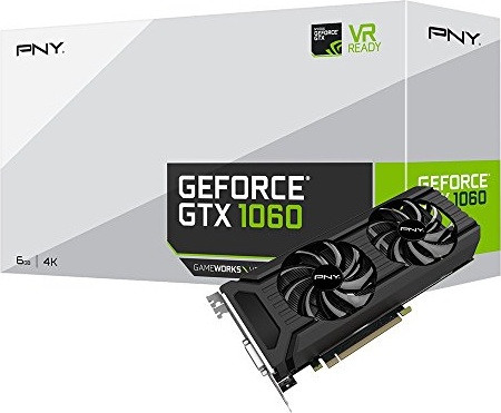 PNY GeForce GTX 1060 6GB Graphics Card (VCGGTX10606PB)