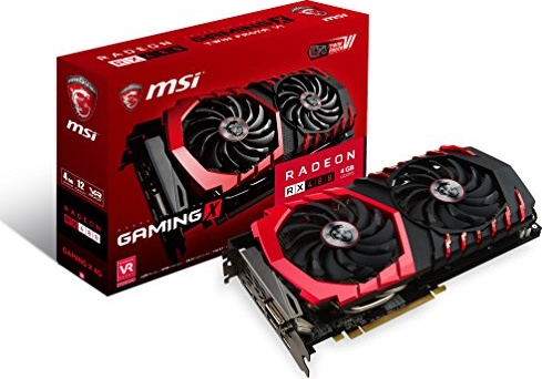 MSI Gaming RX 480 GDDR5 4GB Crossfire VR Ready FinFET DirectX 12 Graphics Card (Radeon RX 480 Gaming X 4G)
