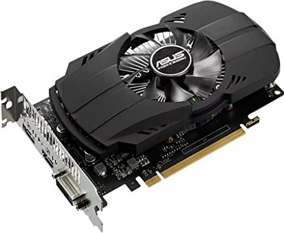 ASUS GeForce GTX 1050 Ti 4GB Phoenix Fan Edition DVI-D HDMI DP 1.4 Gaming Graphics Card (PH-GTX1050TI-4G) Graphic Cards, 3 Year Warranty