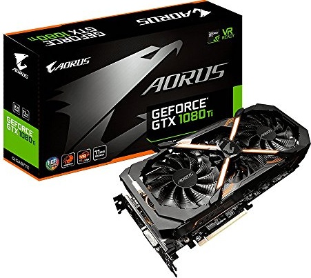 GIGABYTE AORUS GeForce GTX 1080 Ti 11GB Graphic Cards GV-N108TAORUS-11GD