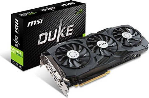 msi Gaming GeForce GTX 1080 Ti 11GB GDRR5X DirectX 12 352-bit VR Ready Graphics Card (GTX 1080 TI Duke 11G OC)
