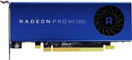 AMD Radeon Pro WX 3100 Graphic Card - 1.22 GHz Core - 4 GB GDDR5 - Half-Length - Single Slot Space Required