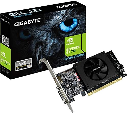 Gigabyte GeForce GT 710 2GB Graphic Cards and Support PCI Express 2.0 X8 Bus Interface. Graphic Cards GV-N710D5-2GL