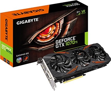 GIGABYTE GeForce GTX 1070 Ti Gaming 8G (GV-N107TGAMING-8GD)