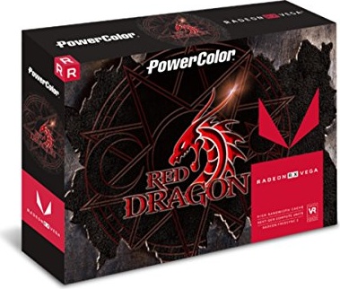 PowerColor Red Dragon AMD Radeon Vega 56 8GB HBM2 AXRX Vega 56 8GBHBM2-2D2HD/OC
