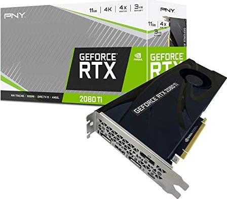 PNY VCG2080T11BLMPB GeForce RTX 2080 Ti 11GB Blower Graphics Card