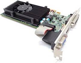 NVIDIA Video Card Fits Dell 98KC7 DDR3 PCI-E x16 GeForce GT620 GT 620 1GB HDMI DVI, VGA, HDMI, Full Height 098KC7