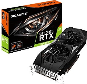 GIGABYTE GeForce RTX 2060 OC 6G Graphics Card, 2X Windforce Fans, 6GB 192-bit GDDR6, Gv-N2060OC-6GD REV2.0 Video Card