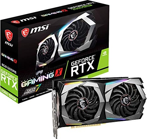 MSI Gaming GeForce RTX 2060 Super 8GB GDRR6 256-bit HDMI/DP G-SYNC Turing Architecture Overclocked Graphics Card (RTX 2060 Super Gaming X)
