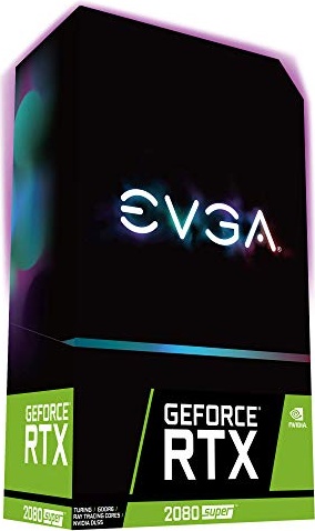 EVGA 08G-P4-3081-KR, GeForce RTX 2080 Super Black Gaming, 8GB GDDR6