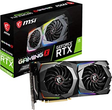msi Gaming GeForce RTX 2070 Super 8GB GDRR6 256-Bit HDMI/DP Nvlink Twin-Froze Turing Architecture Overclocked Graphics Card (RTX 2070 Super Gaming X)