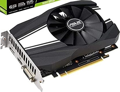 ASUS GeForce GTX 1660 Super Overclocked 6GB Phoenix Fan Edition HDMI DP DVI Graphics Card (PH-GTX1660S-O6G)