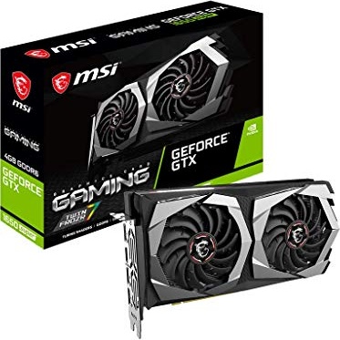 msi Gaming GeForce GTX 1650 Super 128-Bit HDMI/DP 4GB GDRR6 HDCP Support DirectX 12 Dual Fan VR Ready OC Graphics Card (GTX 1650 Super Gaming X)