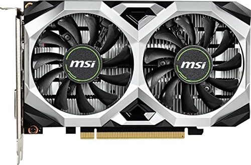 MSI Gaming GeForce GTX 1650 128-Bit HDMI/DP/DVI 4GB GDRR6 HDCP Support DirectX 12 VR Ready OC Graphics Card (GTX 1650 D6 Ventus XS OC)