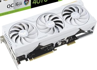 ASUS TUF Gaming GeForce RTX™ 4070 Ti Super BTF White OC Edition Gaming Graphics Card (PCIe 4.0, 16GB GDDR6X, Exclusive to BTF ATX Motherboards
